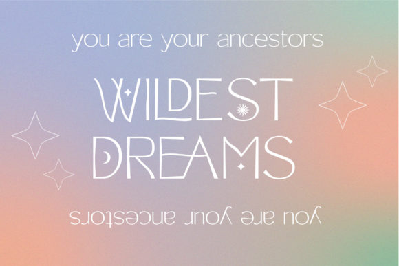 Moonbeams Font PNG with transparent background - Preview 1