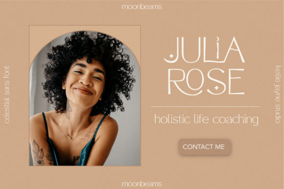 Moonbeams Font PNG with transparent background - Preview 5