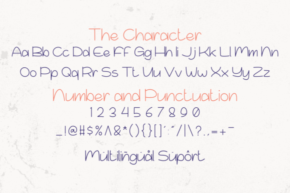 Rofella Font PNG with transparent background - Preview 6
