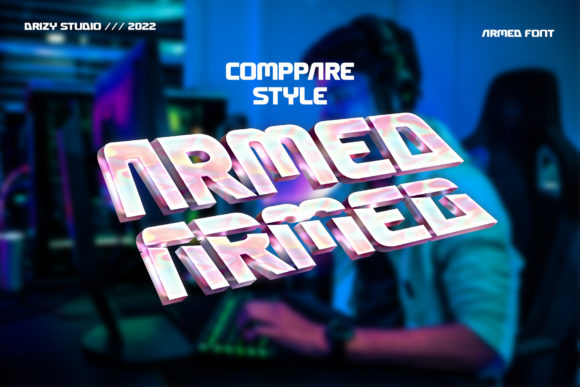 Armed Font - Preview 3