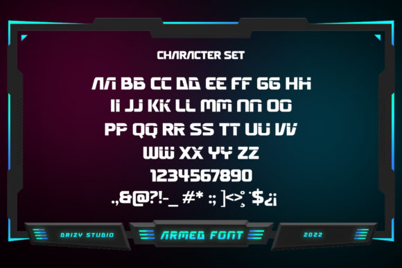 Armed Font - Preview 5