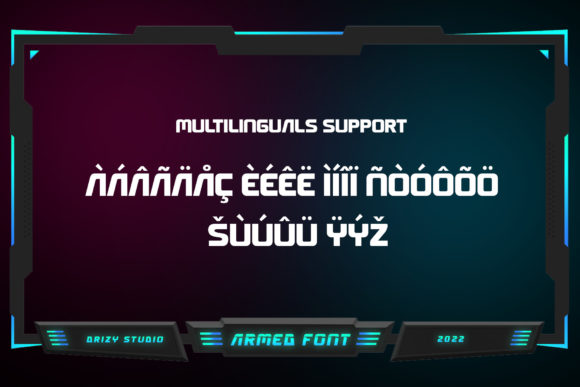 Armed Font - Preview 6