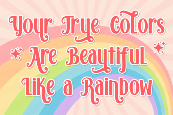 Austria Rainbow Font - Preview 2