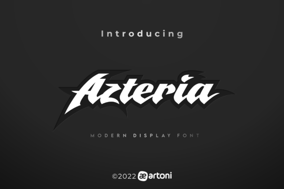 Azteria Font by ARToni · Creative Fabrica