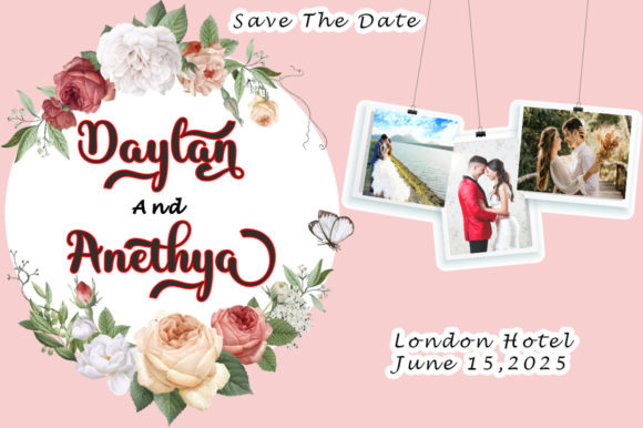 Beauty Dahyina Font PNG with transparent background - Preview 1