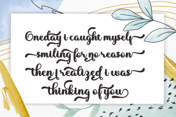 Beauty Dahyina Font PNG with transparent background - Preview 2