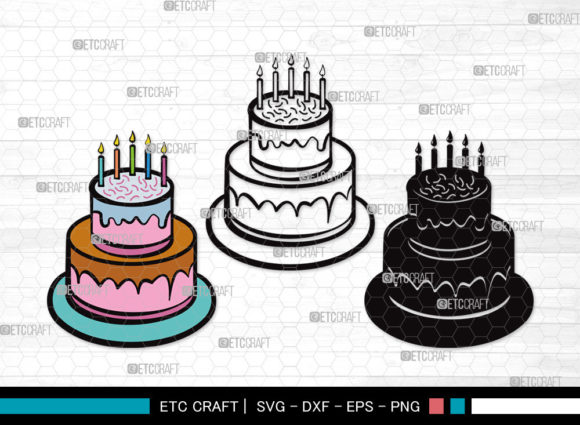 Birthday Cake SVG Cut File