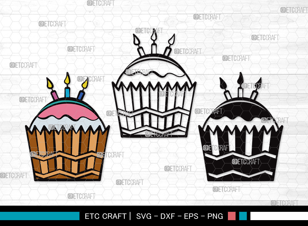 Birthday Cake SVG Cut File
