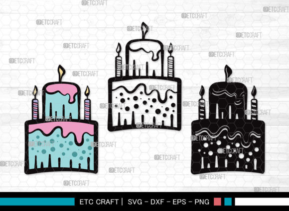 Birthday Cake SVG Cut File