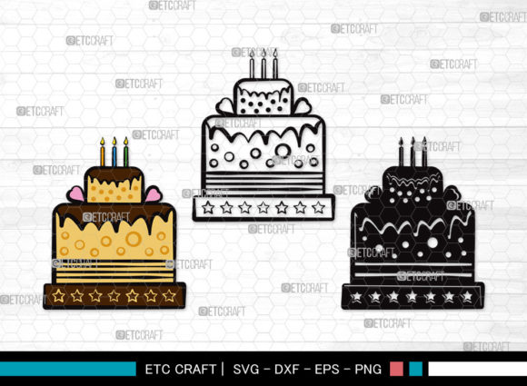 Birthday Cake SVG Cut File