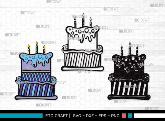 Birthday Cake SVG Cut File
