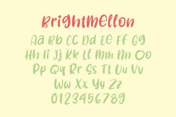 Bright Mellon Font - Preview 3