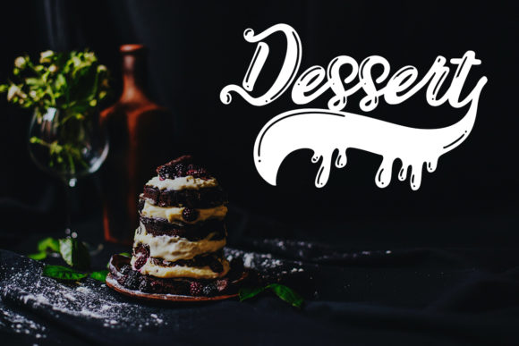 Butter Drips Font - Preview 1