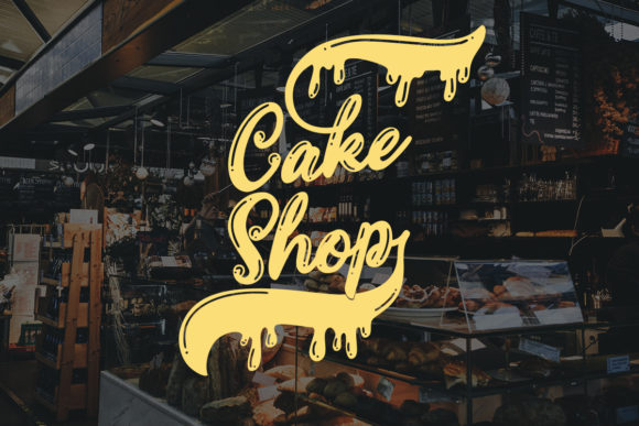 Butter Drips Font - Preview 3