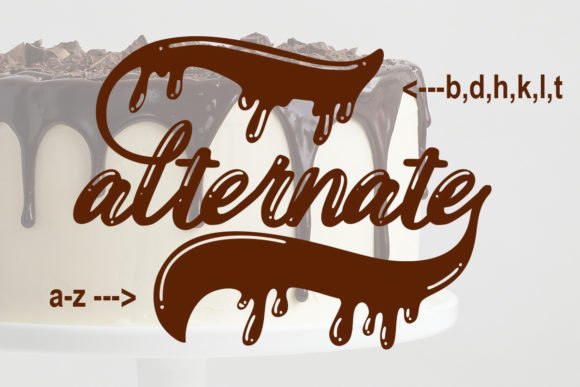 Butter Drips Font - Preview 5