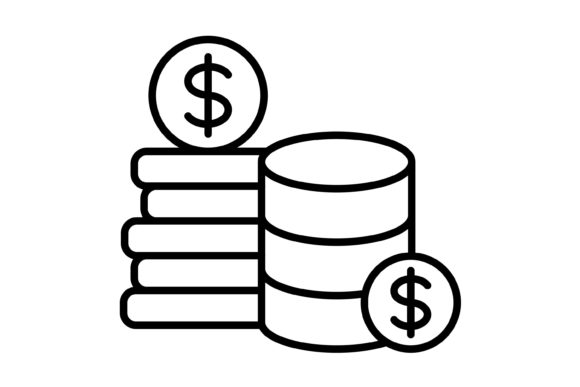 Coins Illustration Icônes Par Maan Icons