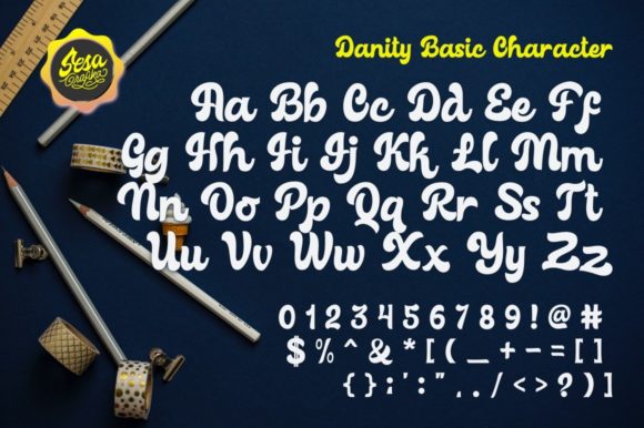 Danity Font - Preview 3