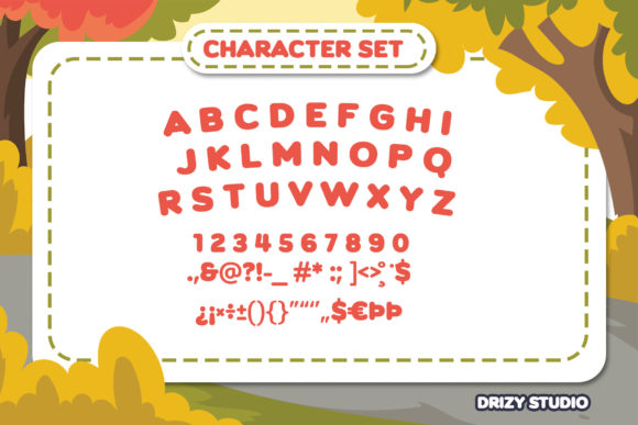Kidmo Font PNG with transparent background - Preview 3