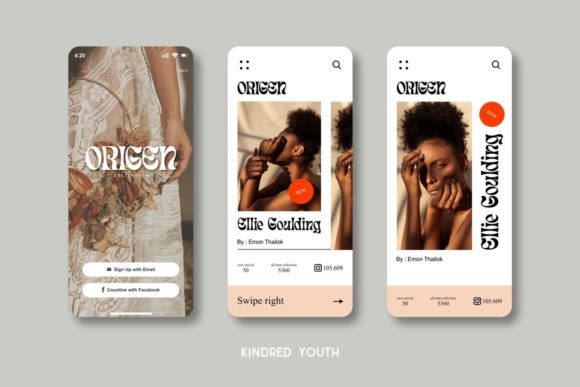 Kindred Youth Font PNG with transparent background - Preview 1