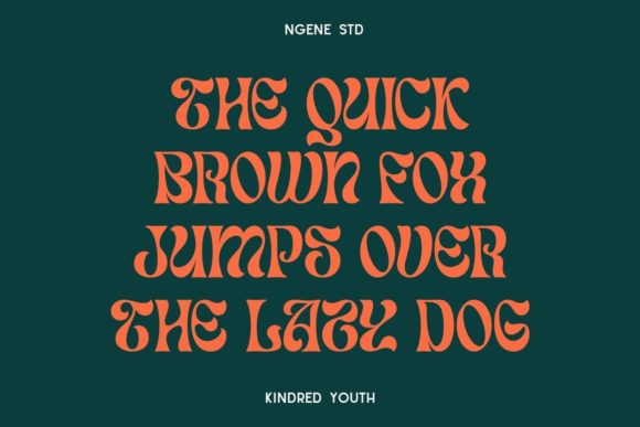 Kindred Youth Font PNG with transparent background - Preview 6