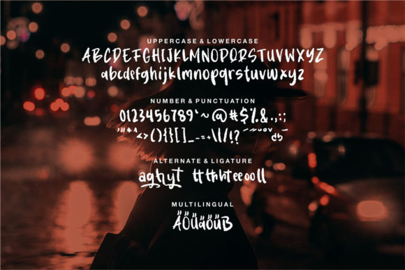 Medger Font PNG with transparent background - Preview 5