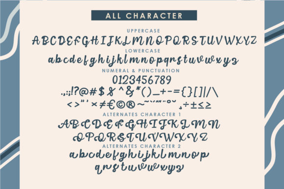 Midlane Font PNG with transparent background - Preview 5