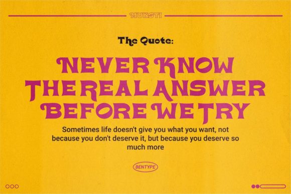 Muksti Font PNG with transparent background - Preview 1
