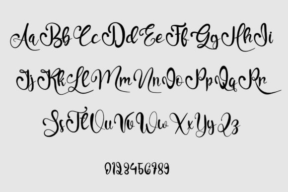 Nona Love Font PNG with transparent background - Preview 4
