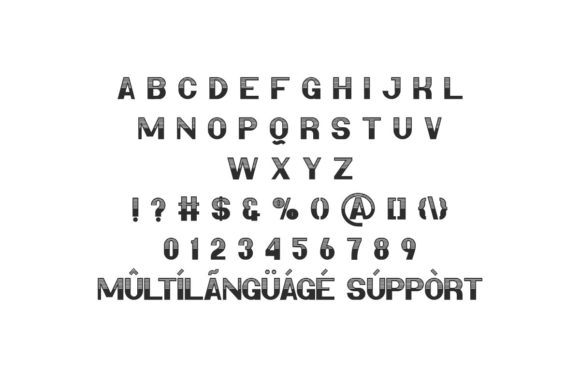 Retro Race Font font preview - 3