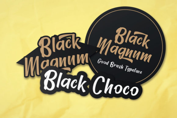Black Magnum Font - Preview 1