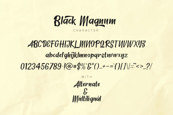 Black Magnum Font - Preview 5