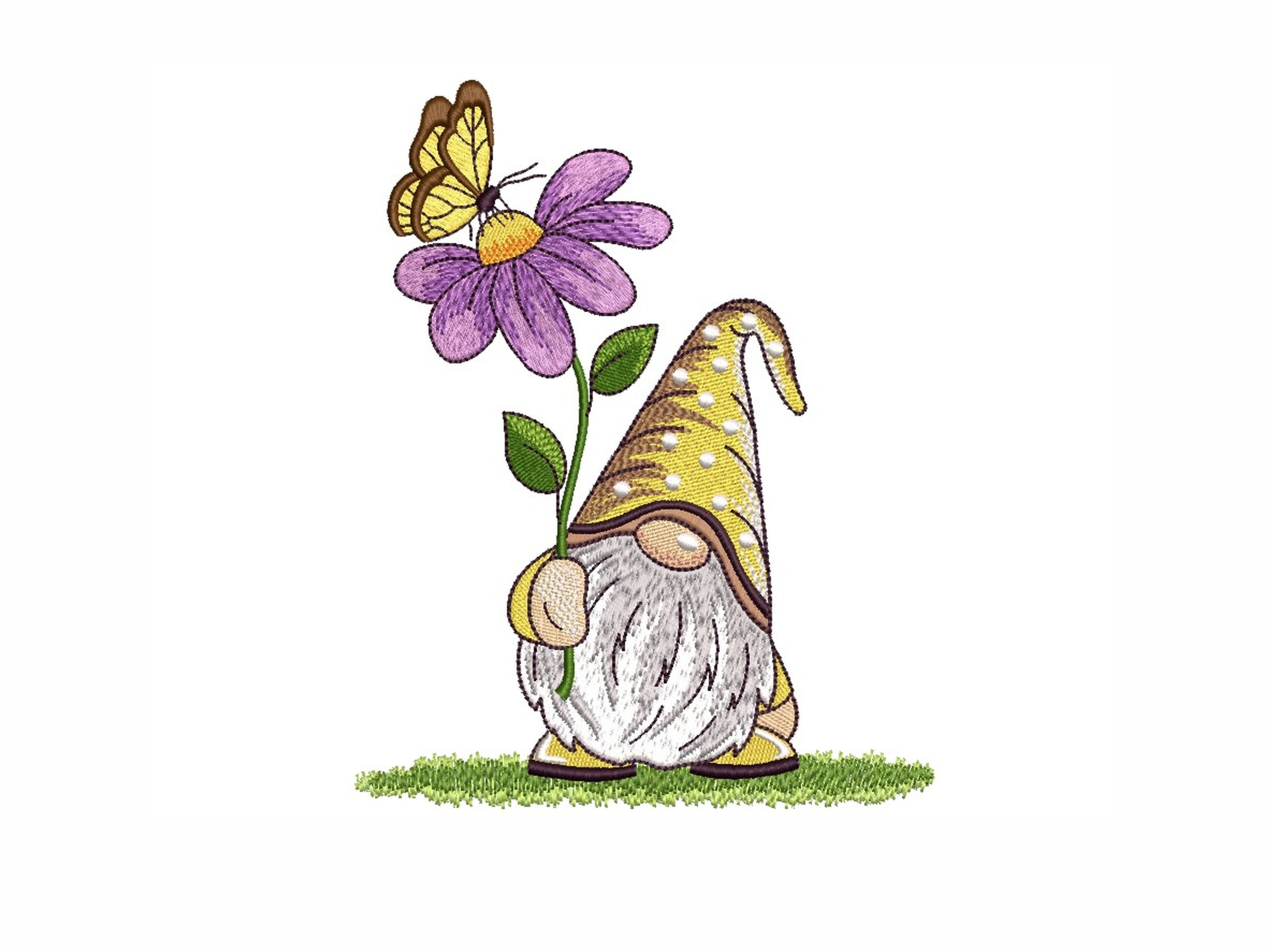Gnome with a Flower
