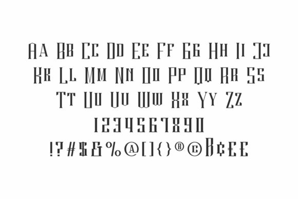 Hard Strive Font - Preview 3
