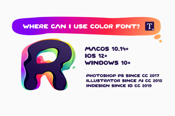 Holo Shift Font PNG with transparent background - Preview 2