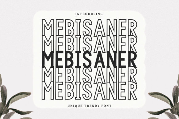 Mebisaner Font PNG with transparent background - Preview 6