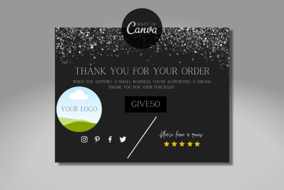 Thank You Order Card | Canva