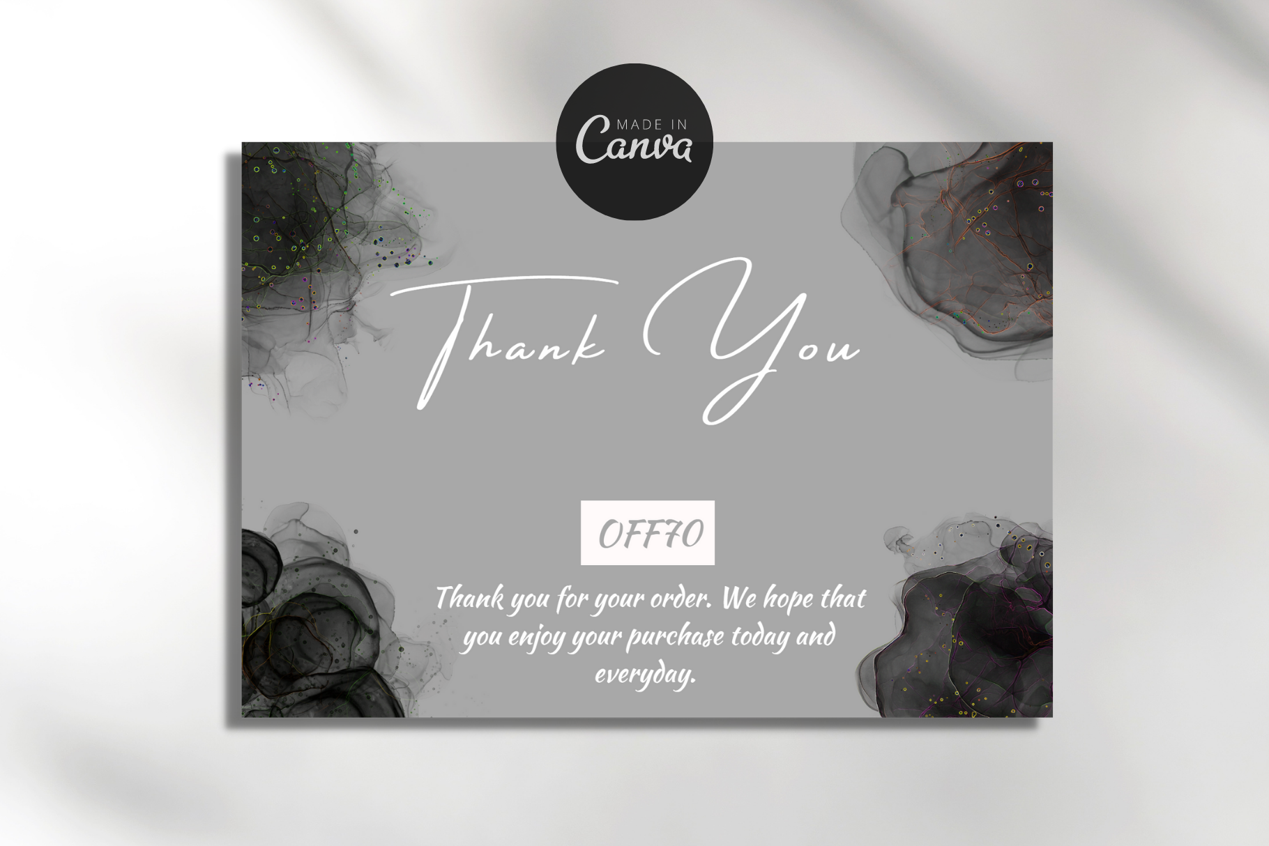 Thank You Order Card | Canva