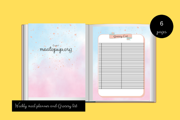 Weekly Meal Planner and Grocery List