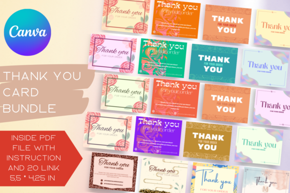 20 Canva Templates for Business Bundle