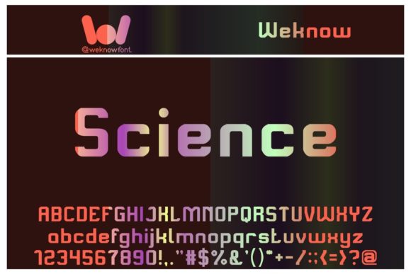 Alive in Science Fiction Font - Preview 3