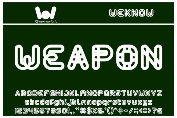 Armored Font - Preview 1