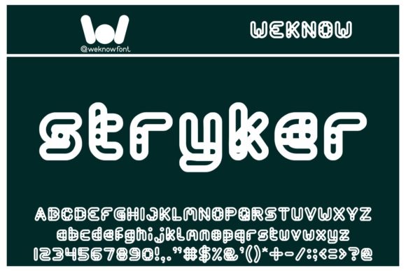 Armored Font - Preview 2