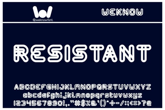 Armored Font - Preview 4