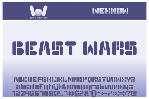 Autobots Font - Preview 1