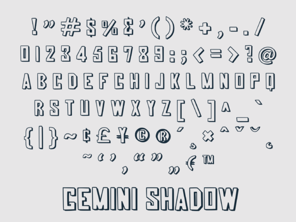 Gemini Font - Preview 2