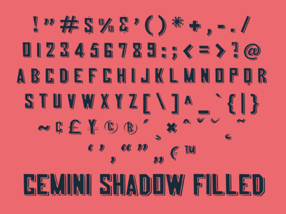 Gemini Font - Preview 4