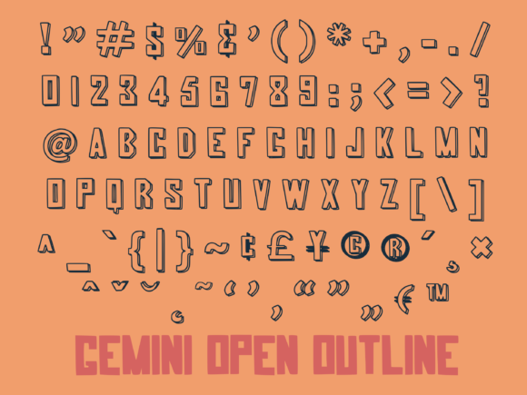 Gemini Font - Preview 5