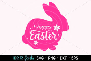 Happy Easter Bunny Rabbit Graphics SVG Graphic by 212 Fonts · Creative ...