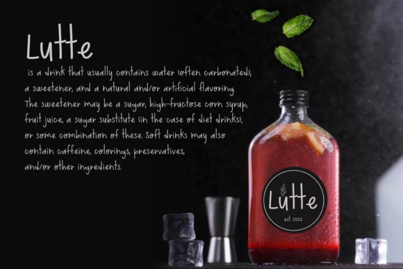 Lutte Font PNG with transparent background - Preview 6
