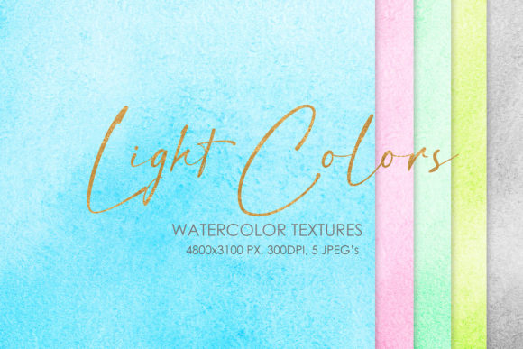 Pastel Watercolor Digital Paper